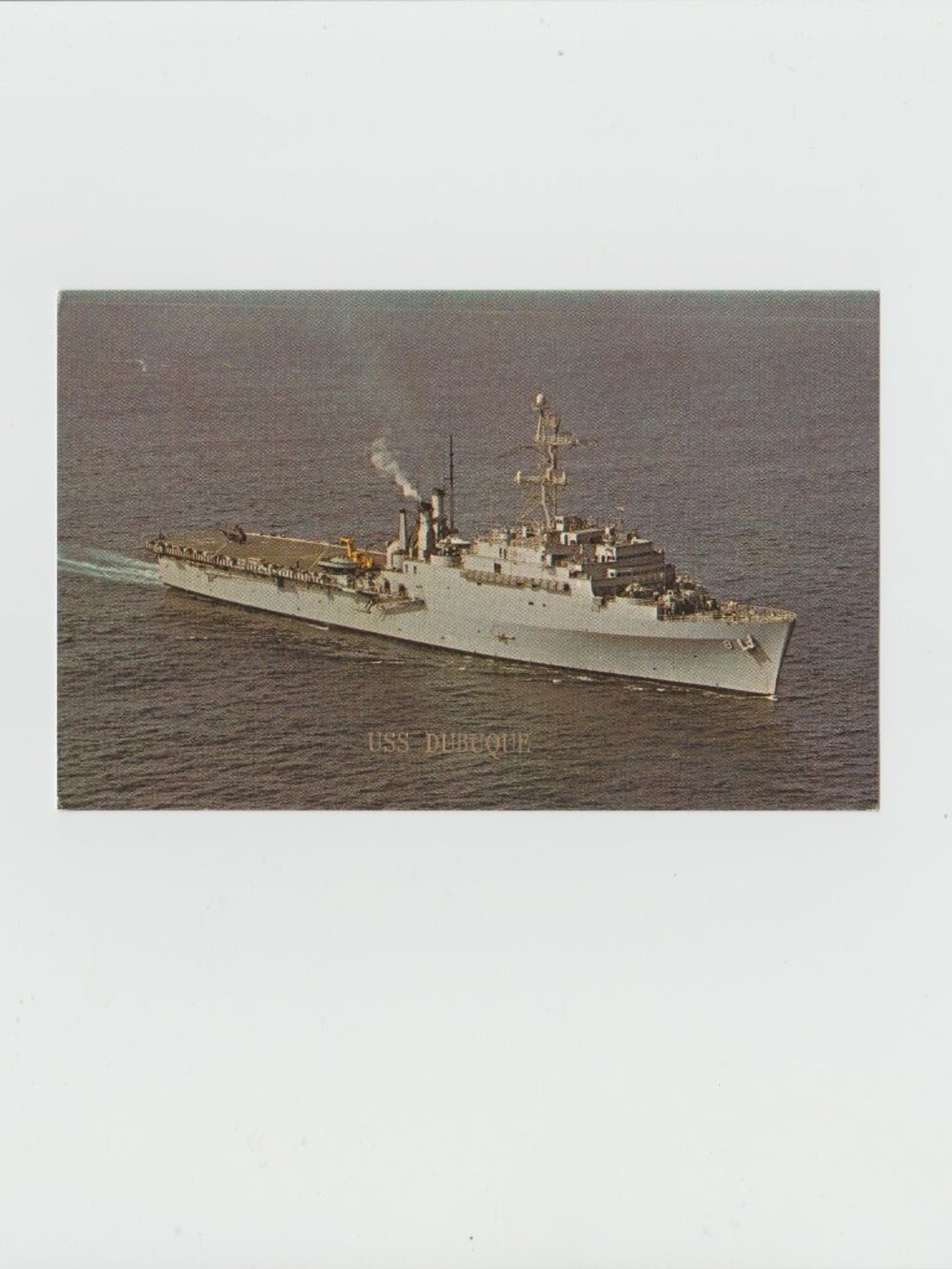 U.S.S. Dubuque (LPD-8) Postcard